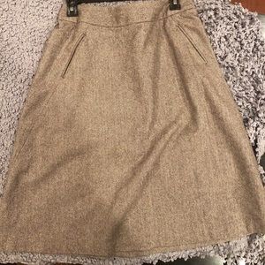 Banana Republic Herringbone Wool Skirt